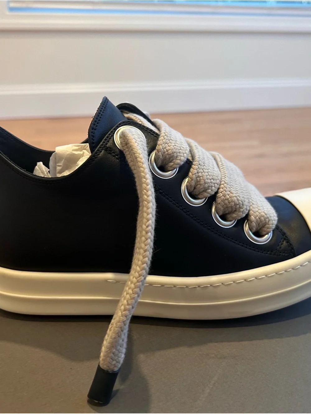 Rick Owens Jumbo Lace Low-top